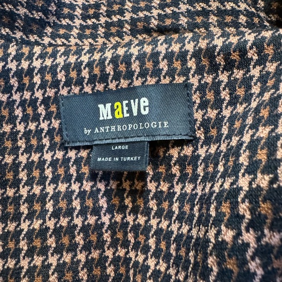 Maeve for Anthropologie Houndstooth Blazer - Picture 2 of 7
